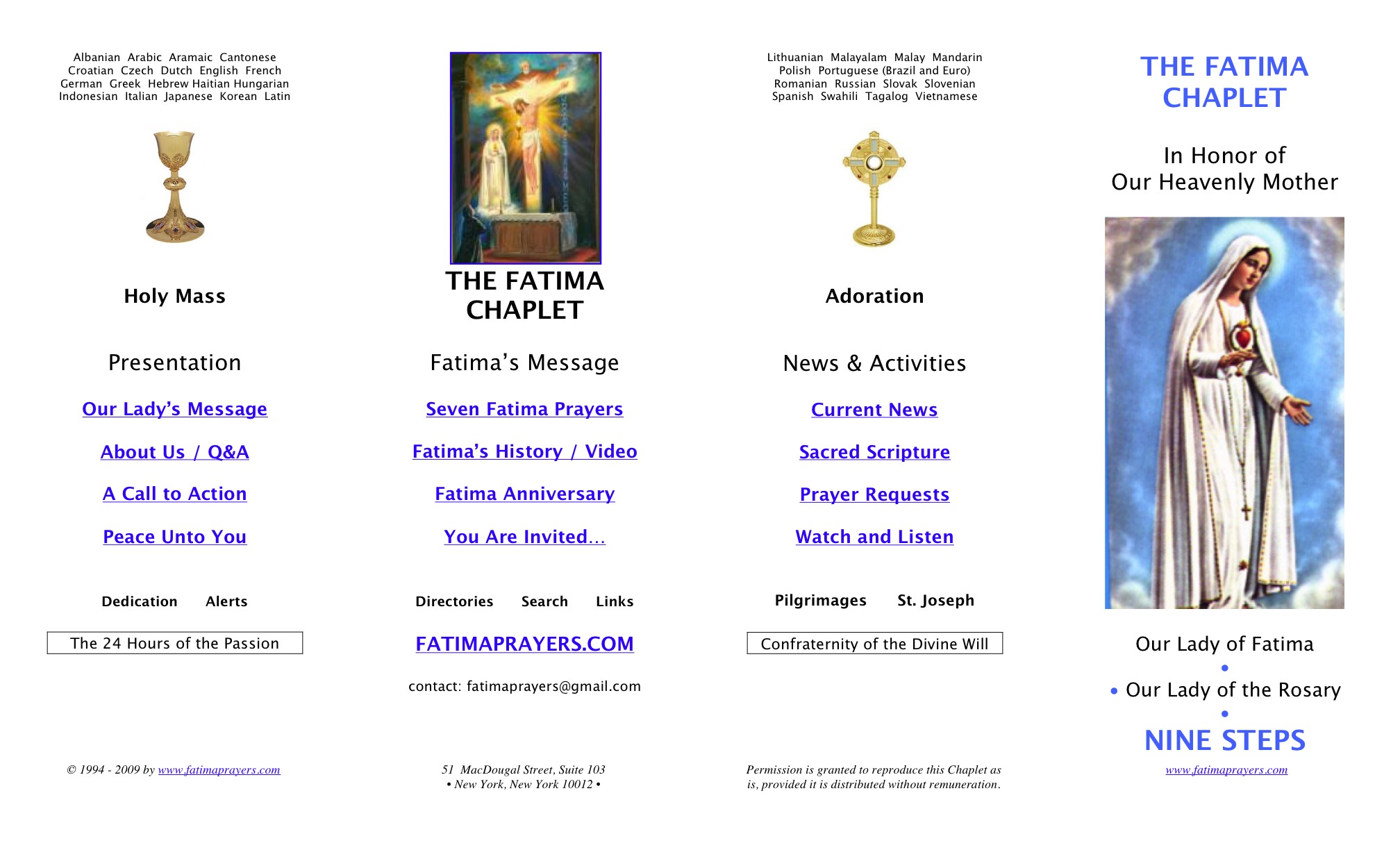 4-fold Brochure